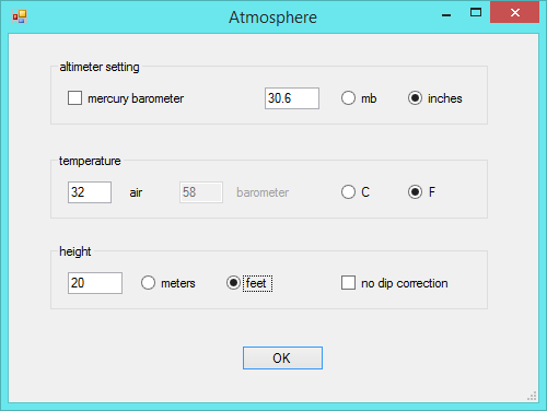 atmosphere window