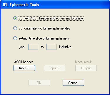ephemeris tools